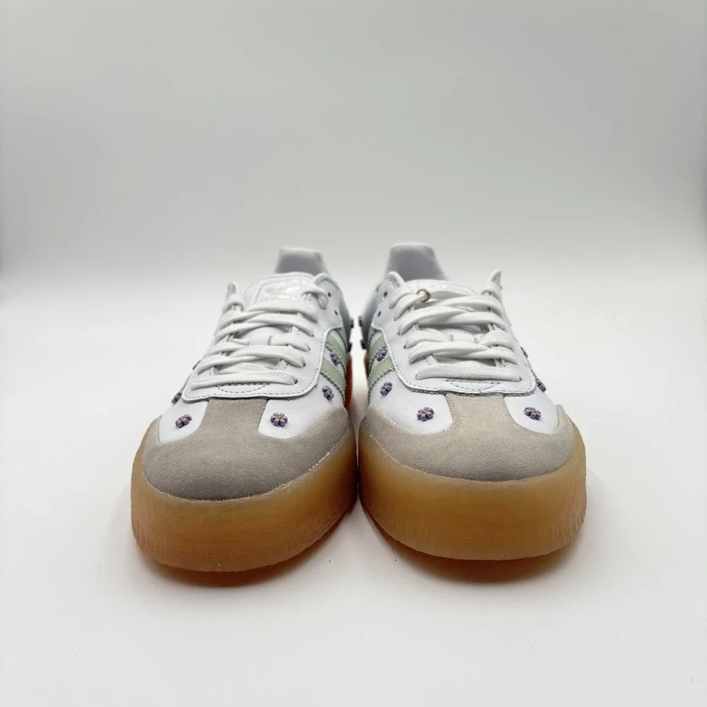 Adidas Women's Size 8 Sambae W Shoes Little Flowers JS3954 Casual Lifestyle - Picture 4 of 6